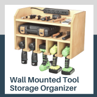 Wall Mounted Tool Storage Organizer